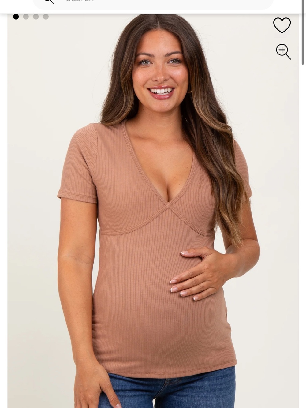 2 pack Pinkblush Short Sleeved Maternity Tees